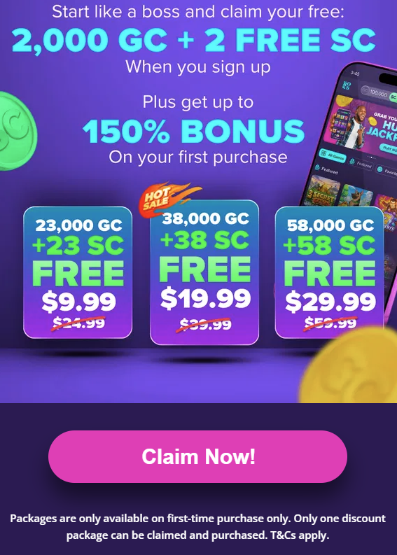 The Boss featured promotional offer