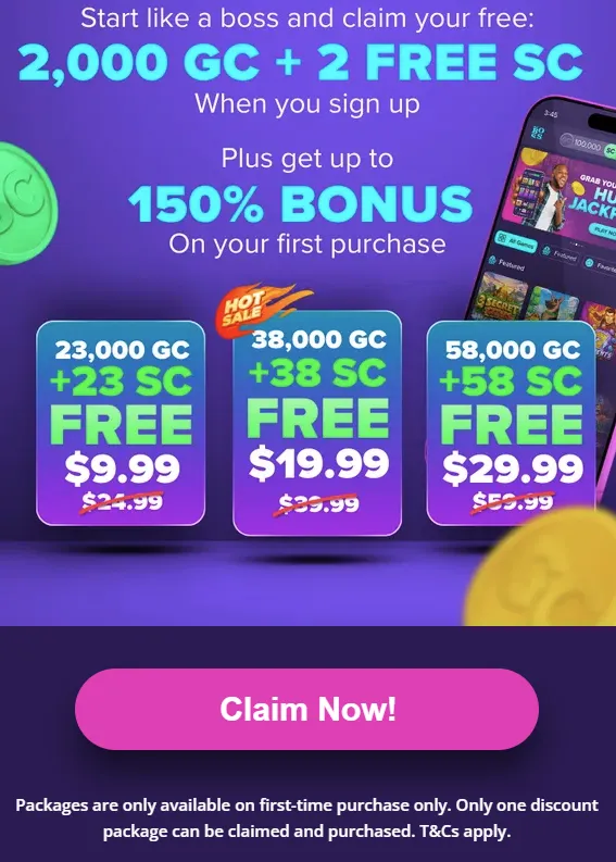The Boss featured promotional offer